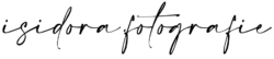 Isidora Fotografie Logo in Schreibschrift